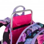 Topgal batoh CODA 25009 fialová černá – Zboží Dáma