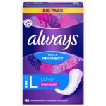 Always Daily Protect Long Fresh Scent slipové vložky s parfemací 48 ks – Zboží Mobilmania