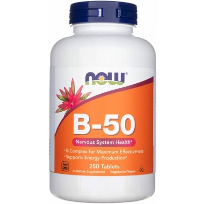 Now Foods B-50 250 tablet – Hledejceny.cz