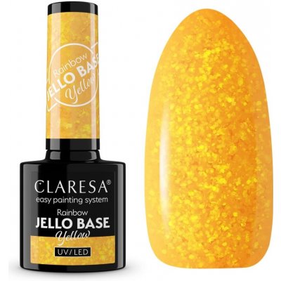 Claresa gél lak Rainbow Jello Base Yellow 5 g – Zboží Dáma
