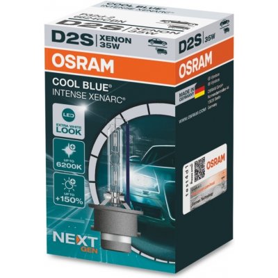 Osram Xenonová výbojka D2S COOL BLUE Intense Xenarc NEXT GEN 6200K - 66240CBN – Zbozi.Blesk.cz