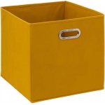 5five Simply Smart Úložný box Simple 31 x 31 x 31 cm hořčicová – Zboží Dáma