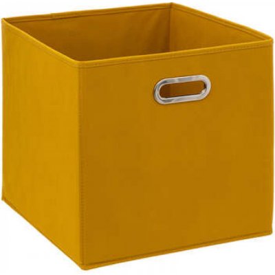 5five Simply Smart Úložný box Simple 31 x 31 x 31 cm hořčicová – Zboží Dáma