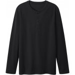 Esmara Men pánské triko s dlouhými rukávy navy modrá – Sleviste.cz