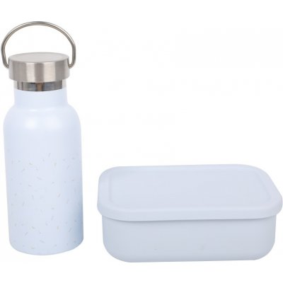 eliNeli Svačinový set pro děti (láhev+box) - modrý – Zboží Dáma