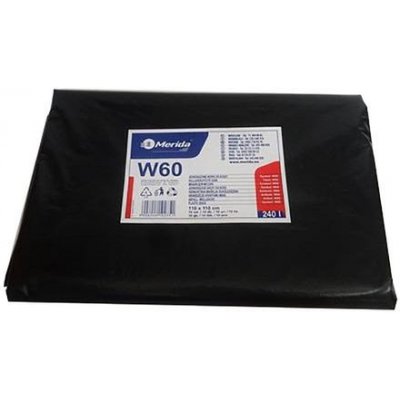 Merida Merida Pytle na odpadky LDPE, 50 mi,110x110cm,240 l, černé 10ks/b – Hledejceny.cz