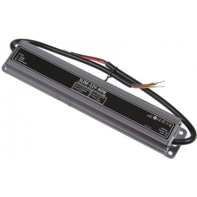 T-LED, LED zdroj 12V 60W IP67 SLIM-12V-60W – HobbyKompas.cz