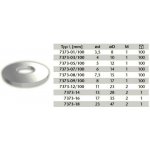 7373-12/50 Cupálová podložka vnější průměr 23 mm, vnitřní průměr 11 mm, tloušťka 2 mm – Sleviste.cz
