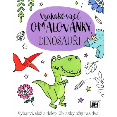 Výprodej Vyskakovací omalovánky Dinosauři – Zboží Mobilmania