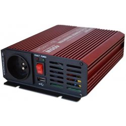 Carspa P400 12V/230V 400W čistá sinusovka USB