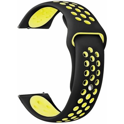 Eternico Sporty Universal Quick Release 22mm Vibrant Yellow and Black AET-U22SP-YeBl – Zboží Mobilmania