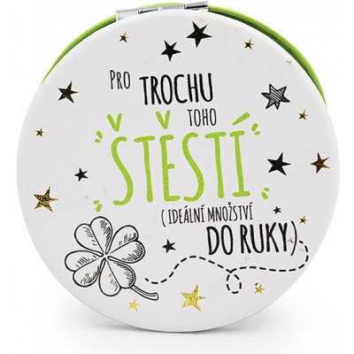 Nekupto Dárkové zrcátko s věnováním Pro štěstí – Zboží Dáma