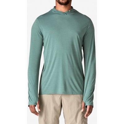 Patagonia Sun Hoodie Cap Cool Ultra Hoody blue sage light blue sage x-dye – Zboží Mobilmania