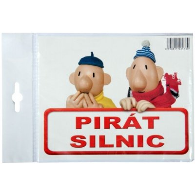 Nohel Garden Samolepka na auto PAM PIRÁT SILNIC 15X12cm – Zboží Mobilmania