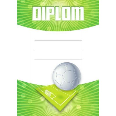 Diplom s fotbalovým motivem – Hledejceny.cz