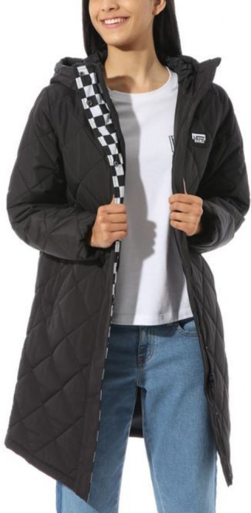 vans silver puffer jacket