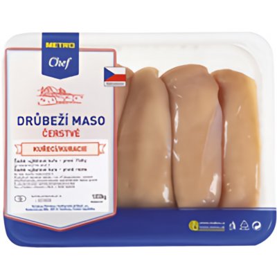 Metro Chef Výběrový kuřecí prsní řízek cca 1 kg