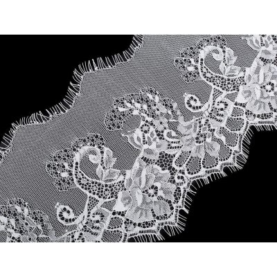 Francouzská krajka měkká prádlová šíře 17,5 cm Varianta: 1 Off White, Balení: 3 m – Zboží Dáma