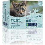 Bozita kousky v omáčce míchané balení maso a ryby 12 x 85 g – Hledejceny.cz