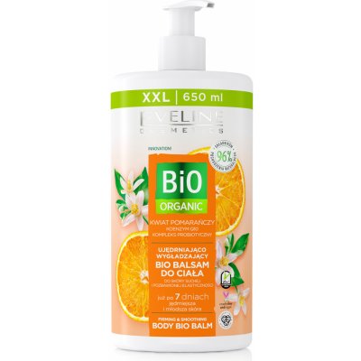 Eveline Cosmetics BIO Organic zpevňující vyhlazující tělový balzám 650 ml – Hledejceny.cz