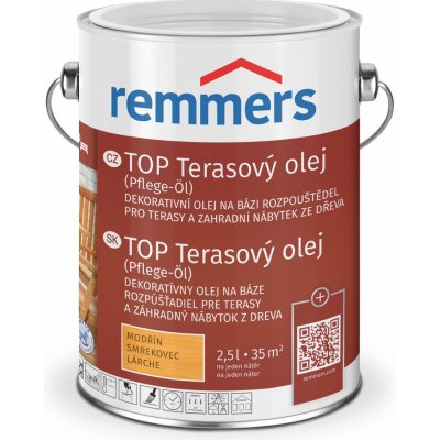 Remmers TOP terasový olej 2,5 l rezavě hnědý – Zbozi.Blesk.cz