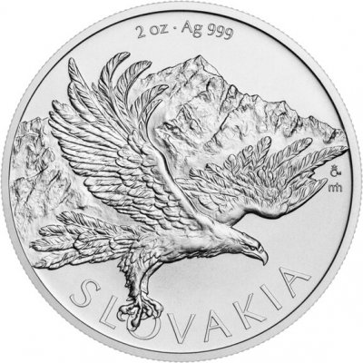 Česká mincovna Stříbrná mince Orel 2026 stand 2 oz – Sleviste.cz