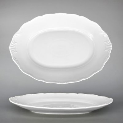 Thun Mísa oválná bílý porcelán Ophelia 36 cm – Zboží Dáma