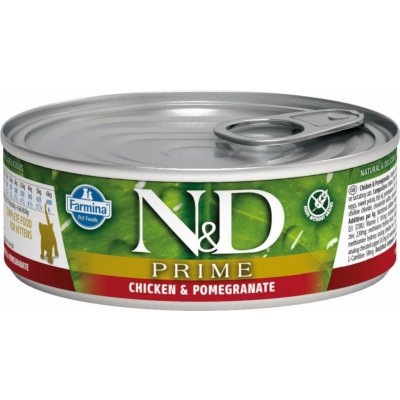 N&D CAT PRIME Kitten Chicken & Pomegranate 70 g – Zboží Mobilmania