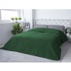 Přehoz XPOSE přehoz na postel EVITA tmavě zelený 220 x 240 cm