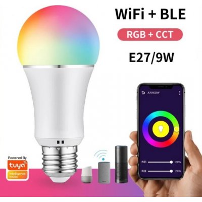 Immax NEO LITE Smart žárovka LED E27 9W RGB+CCT barevná a bílá, stmívatelná, WiFi – Zbozi.Blesk.cz