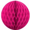 Lampion Honeycomb koule sytě růžová 10 cm Svatební papírové koule k dekoraci