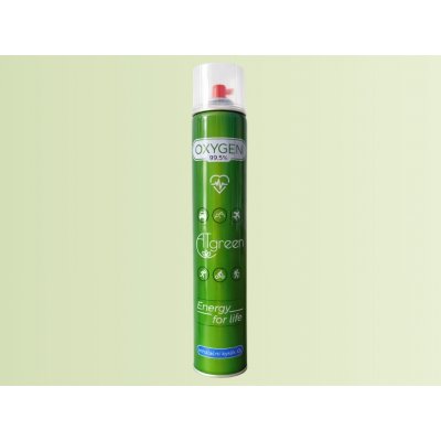 ATgreen Inhalační Kyslík O2 99,5 % - Klasik Bez masky – Zboží Mobilmania