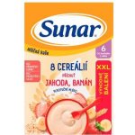 Sunar mléčná kaše 8 cereálií jahoda banán 340 g – Zboží Dáma