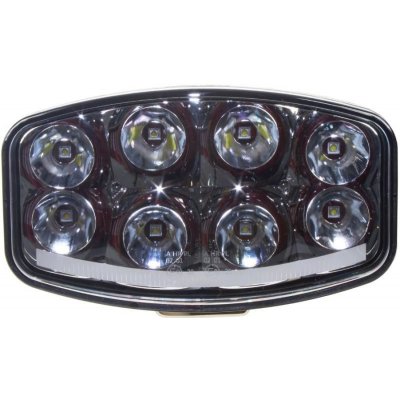 LED světlo s pozičním světlem oválné, 8x8W, 210x140mm, ECE R7/R10/R112 – Hledejceny.cz