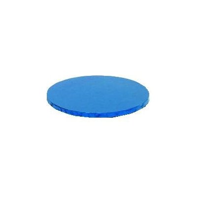 Kulatá podložka pod dort modrá 25x1,2 cm - Decora