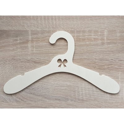 LYMFY Dětský věšák mašlička 26cm přírodní dřevo – Zboží Mobilmania