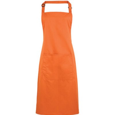 Premier Workwear Pracovní zástěra za krk s kapsou PR154 Terracotta Pantone 159 72x86cm – Hledejceny.cz