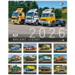 Nástěnný MAXI CS NÁKLADNÍ LEGENDY velikost 480 x 680 mm 2026 – Zboží Mobilmania