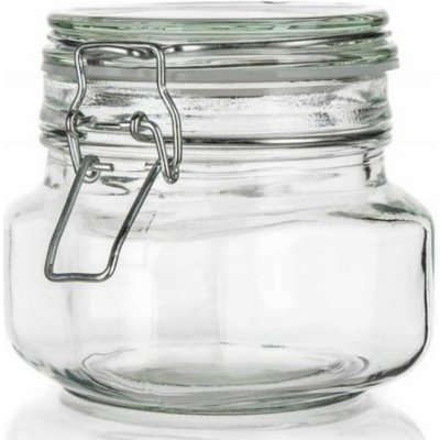 Banquet Dóza s patentním uzávěrem EREA 0,5 l sklo – Zboží Mobilmania