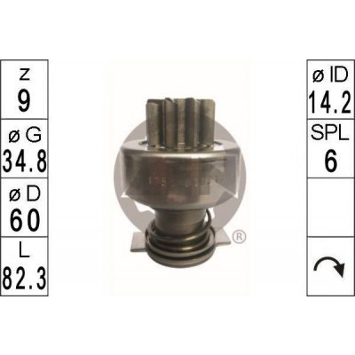 Pastorek startéru Iskra 16.911.910, | Zboží Auto