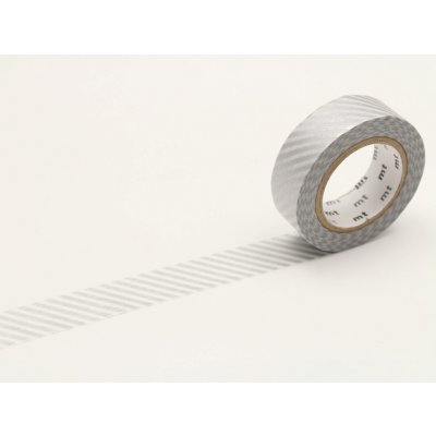 MT masking tape geometrická stripe silver 2 – Hledejceny.cz