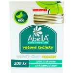 AbellA Premium ECO Vatové tyčinky box, 200 ks – Zbozi.Blesk.cz