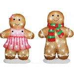 Lumineo LED vánoční dekorace perníček různé druhy 46 x 31 x 13 cm 1 ks – Hledejceny.cz
