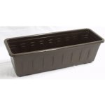 PLASTKON Truhlík Garden 50 cm hnědý – Zboží Dáma