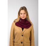 VFstyle pletená šála Elegant vínová – Zboží Dáma