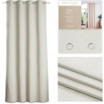 Závěs CLEAR barva cappuccino tištěný motiv boho styl klasický stříbrné kovové průchodky – Hledejceny.cz