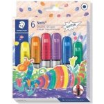 STAEDTLER Voskovky Noris Club 6 třpytivých barev gelové – Zboží Dáma