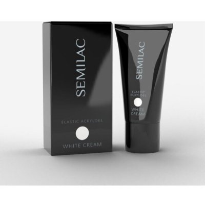 Semilac Acrylgel Elastic White Cream 30 g – Hledejceny.cz