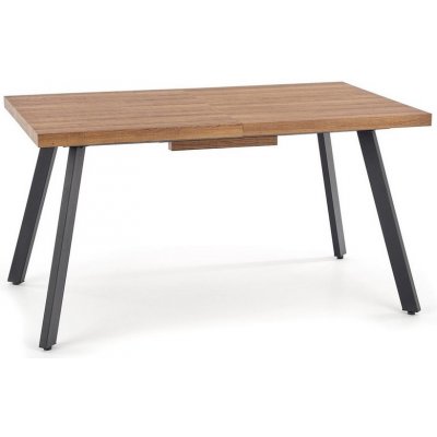 Halmar Jídelní stůl Berlin 160 cm ořech medový / černá – Zboží Dáma