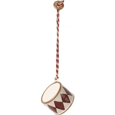 Vánoční plechová ozdoba Drum Small Red Maileg – Hledejceny.cz